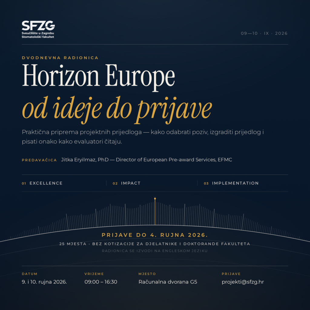 Poziv na radionicu: Priprema uspješnih projektnih prijava za program Horizon Europe