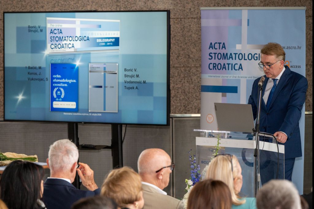Svečano obilježeno 60 godina izlaženja časopisa Acta Stomatologica Croatica